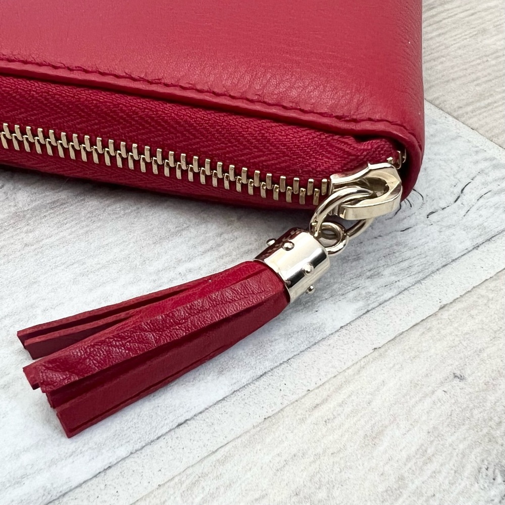 Gucci soho Red Leather Wallet - Picture 4 of 9
